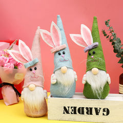 Easter Decoration Pointed Hat Cute Bunny Doll Home Decoration Ornaments