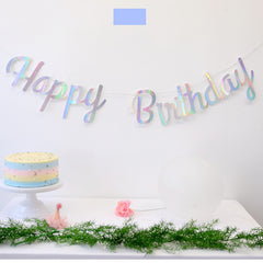 Children's Birthday Party Conjoined Simple Birthday Garland Decoration