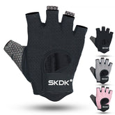 Half finger fitness gloves thin sweat-absorbent slip resistant hand