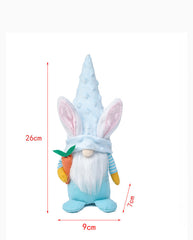 Easter Bunny Doll Decoration Faceless Old Man