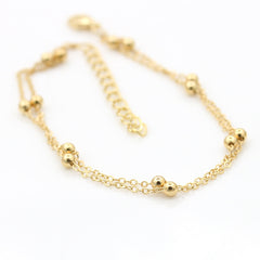 Summer Simplicity Multi-layer Chain Anklet