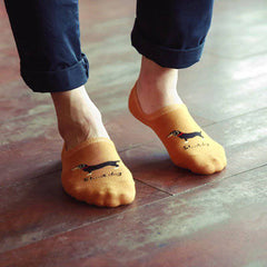 Boat Socks Men's Silicone Non-slip Invisible Boat Socks 200N Summer Invisible Short Socks
