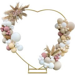 Love Heart-shaped Wedding Tie Arch Iron Wedding Special Support Lawn Flower Stand Props