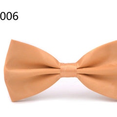 Bright Casual Men's Solid Color Bow Tie