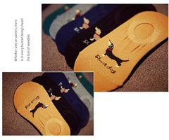Boat Socks Men's Silicone Non-slip Invisible Boat Socks 200N Summer Invisible Short Socks