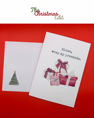 Alexa, Wrap My Presents - Printed Cards
