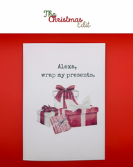 Alexa, Wrap My Presents - Printed Cards