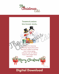 Teamwork Makes the Tinsel Work - Digital