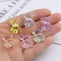Accessories Transparent Acrylic Scattered Beads Animal Bear
