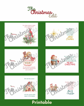 The Christmas Edit Full Collection - Printable (12 Cards)