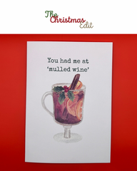 You Had Me at Mulled Wine - Printed Cards