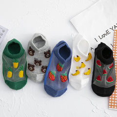 Spring And Summer Thin Ice Stockings For Children