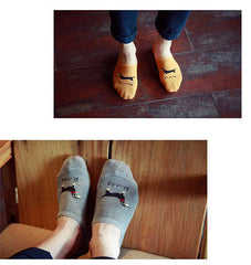 Boat Socks Men's Silicone Non-slip Invisible Boat Socks 200N Summer Invisible Short Socks