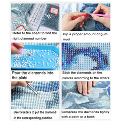 Full Kit Diamond Painting Sea Ship Pirate Ship Cross