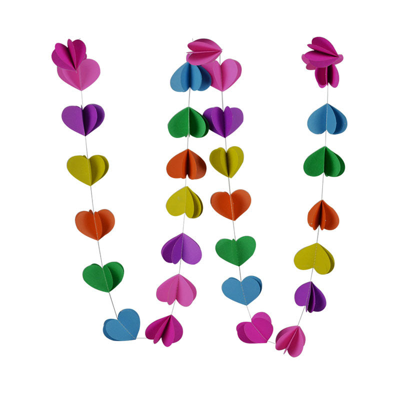 Summer Window Meichen Creative Three Dimensional Cardboard Garland