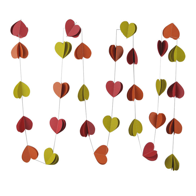 Summer Window Meichen Creative Three Dimensional Cardboard Garland