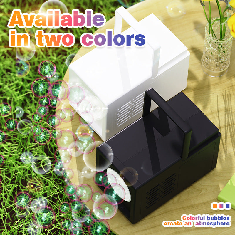 Outdoor Entertainment Portable Portable Bubble Machine Toys