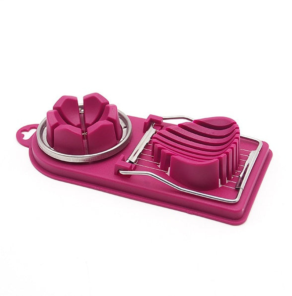 Multi-function egg cutter