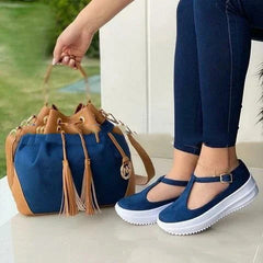 Buckle Casual Women's Single Shoes Loafers