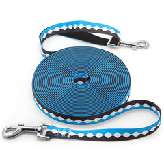 Large, Medium And Small Dog Lengthened Pet Traction Rope 15 Meters Free Training Dog Custom Printing Competition-Level Training Rope