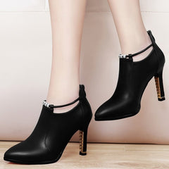 New Martin Boots Women's Autumn Pointed Toe Short Boots Women's Autumn
