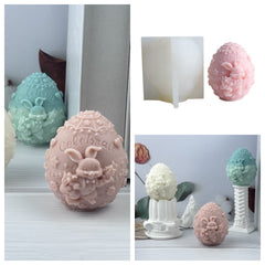 Rabbit Egg Silicone Mold Easter Decoration Ornaments