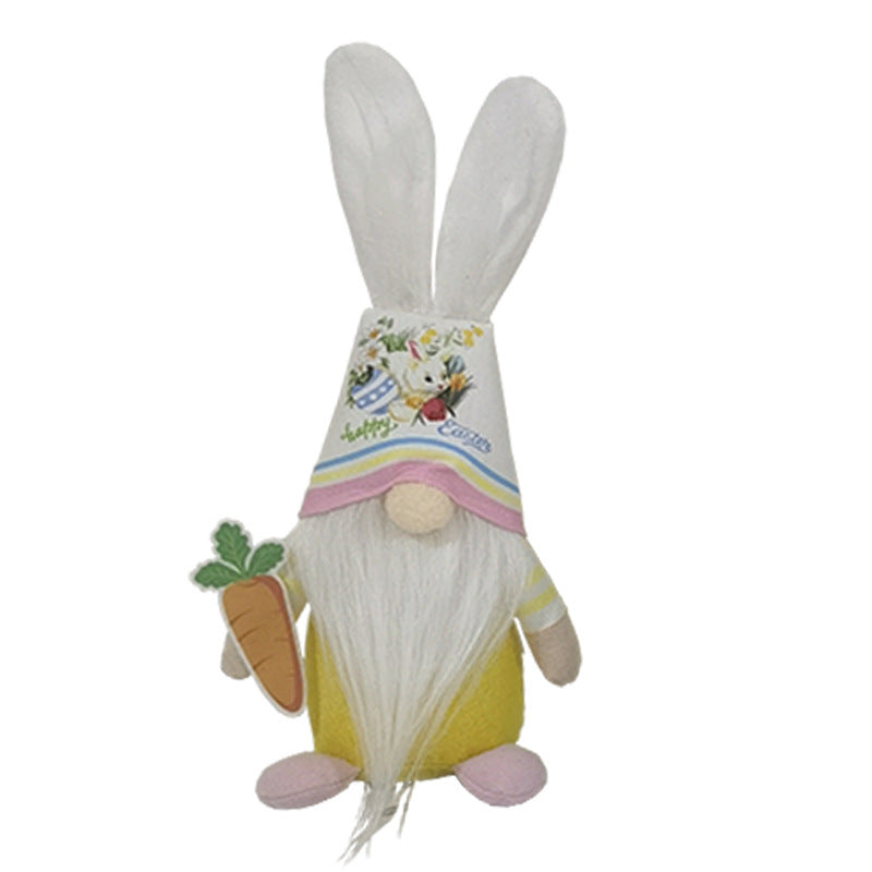 Easter Doll Carrot Rabbit Decoration