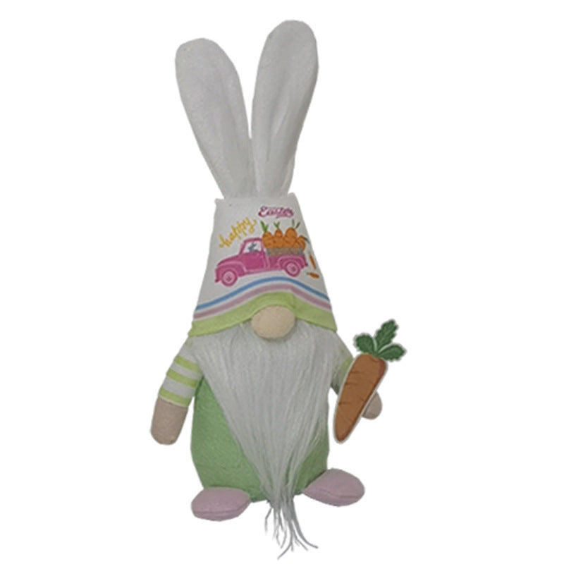 Easter Doll Carrot Rabbit Decoration