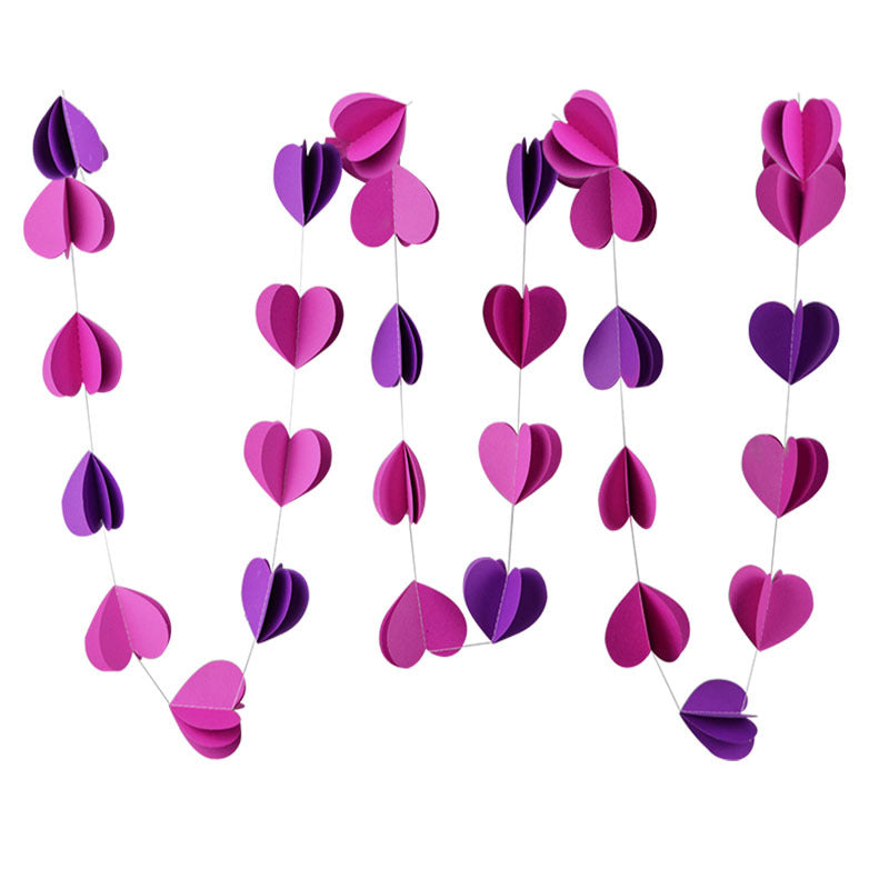 Summer Window Meichen Creative Three Dimensional Cardboard Garland