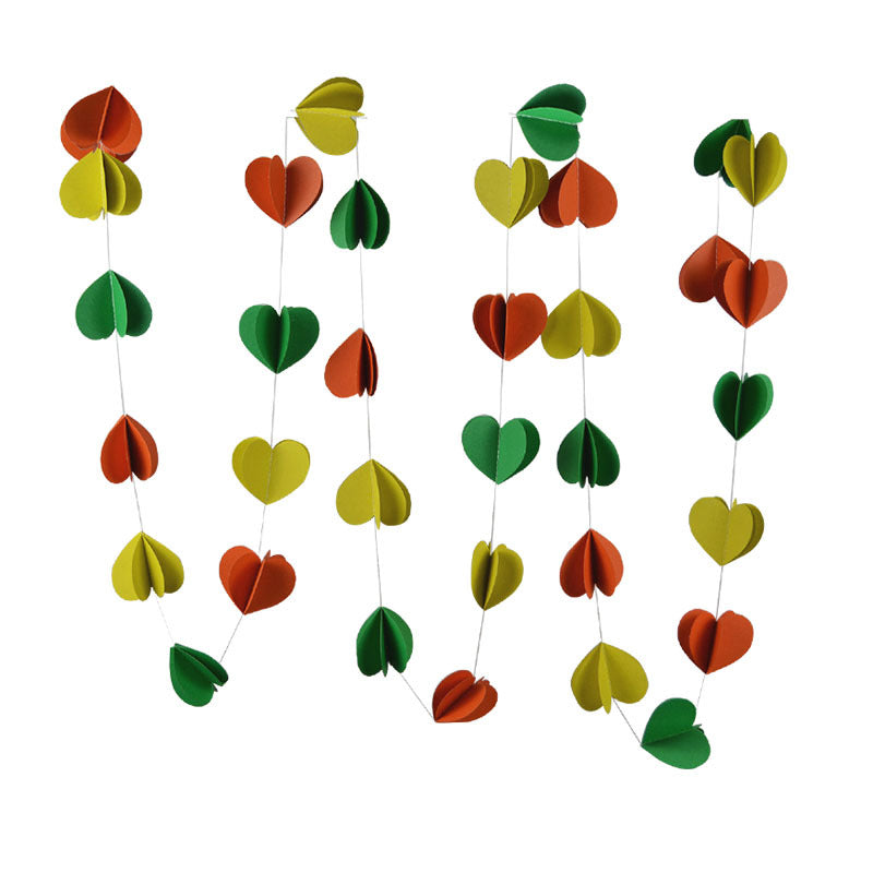 Summer Window Meichen Creative Three Dimensional Cardboard Garland