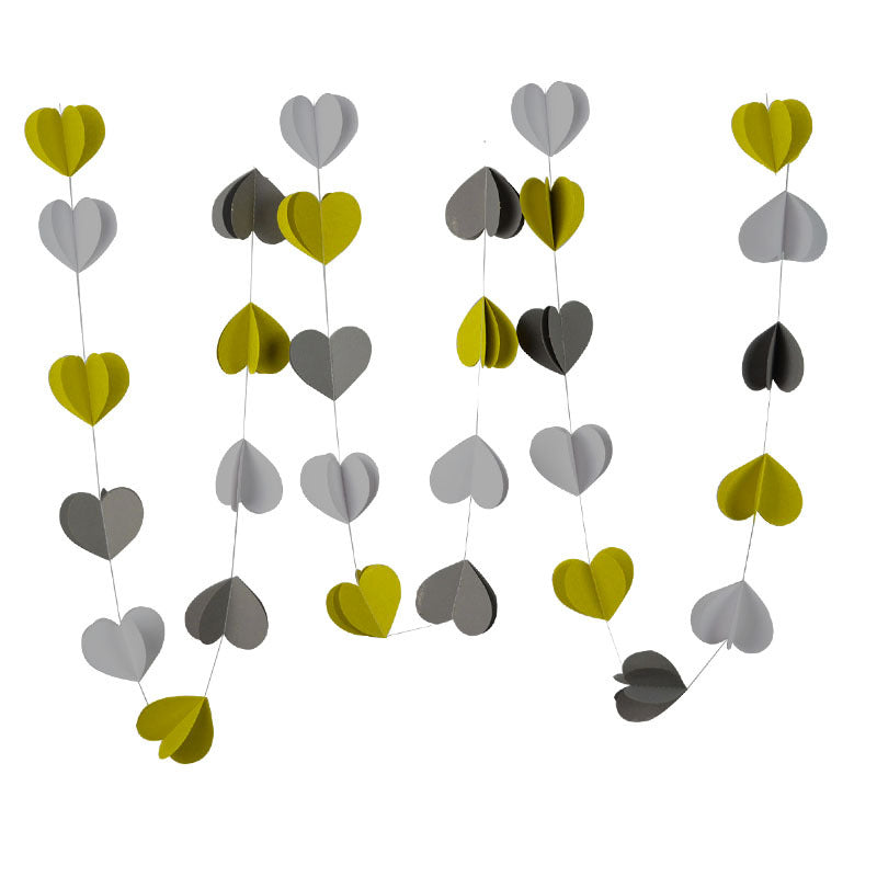 Summer Window Meichen Creative Three Dimensional Cardboard Garland