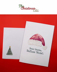 Dear Santa, Define ‘Nice’ - Printed Cards