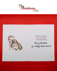 Dear Santa, Define ‘Nice’ - Printed Cards