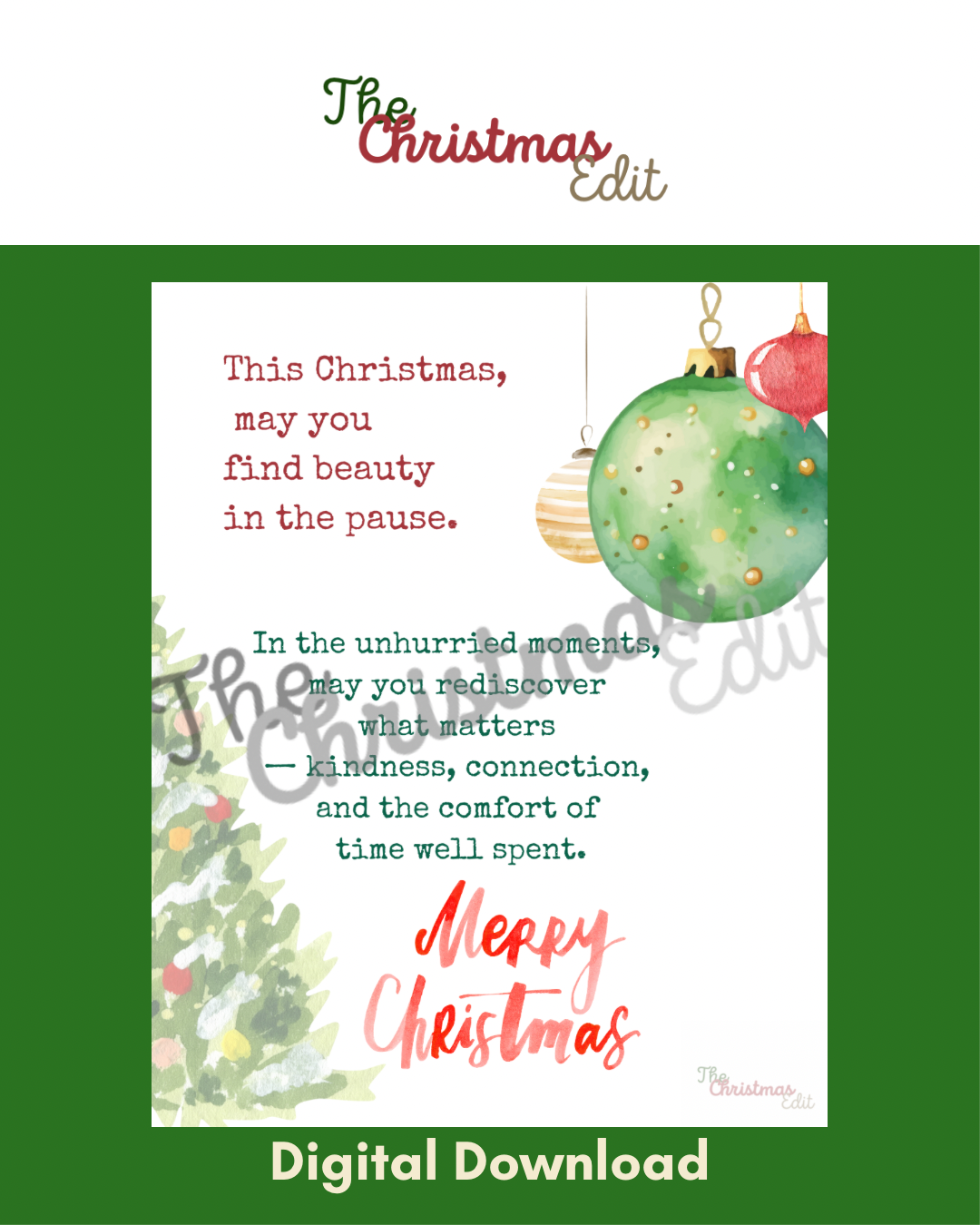 The Art of Slowing Down - Digital