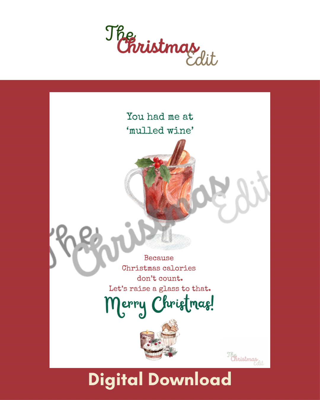 You Had Me at Mulled Wine - Digital