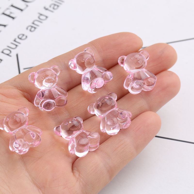 Accessories Transparent Acrylic Scattered Beads Animal Bear