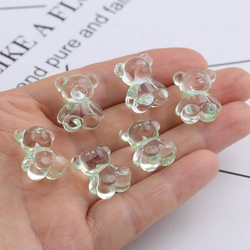 Accessories Transparent Acrylic Scattered Beads Animal Bear