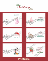 The Christmas Edit Full Collection - Printable (12 Cards)