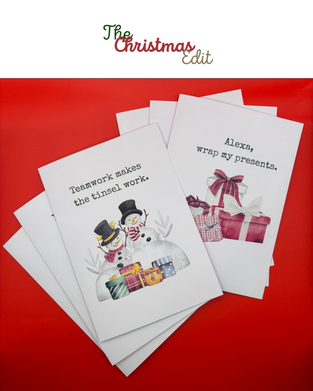 A Quirky Christmas - Printed Cards Box Set (6 Cards)