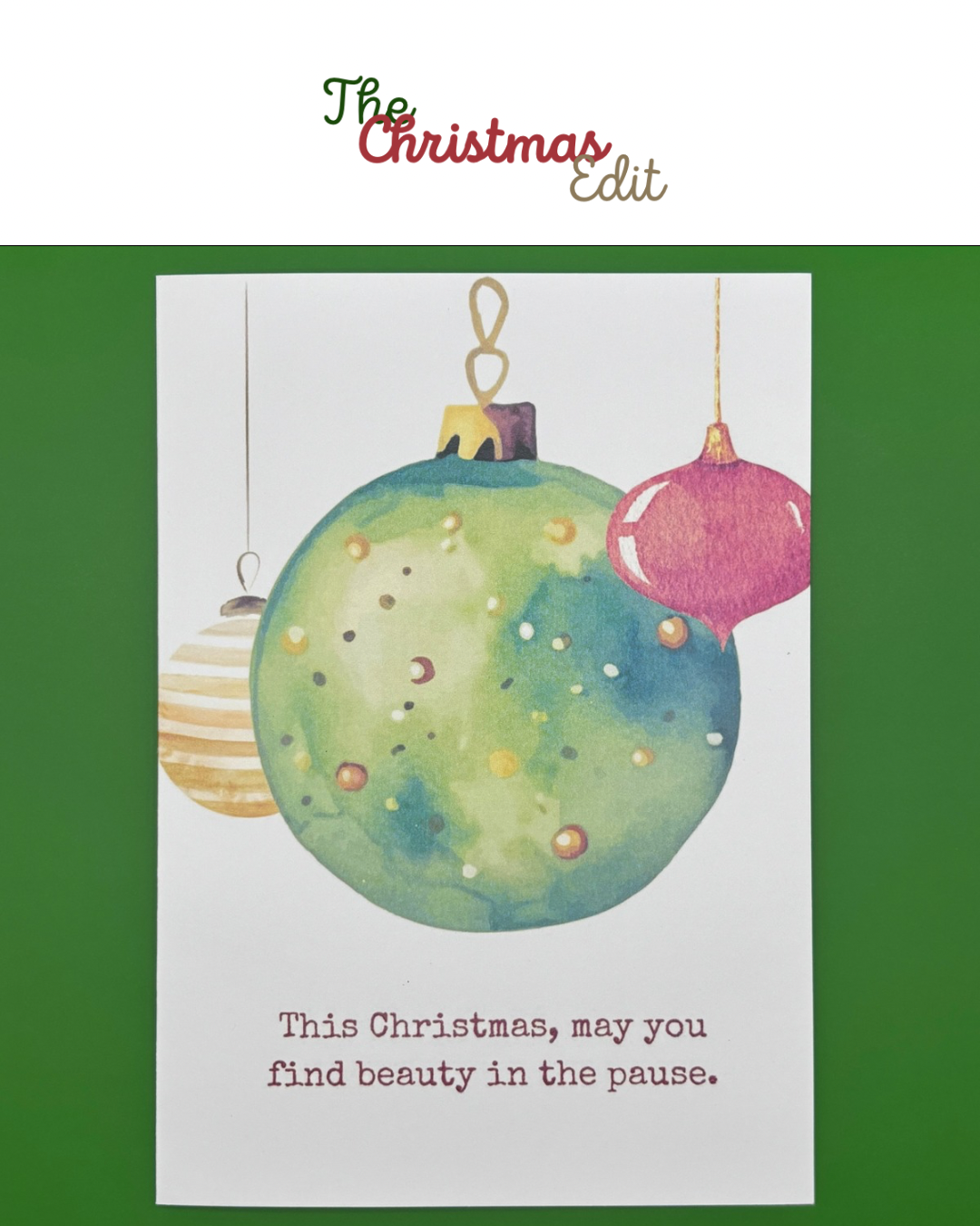 The Art of Slowing Down - Printed Cards