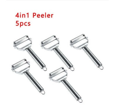 2-In-1 Kitchen Multifunctional Peeler Stainless Steel