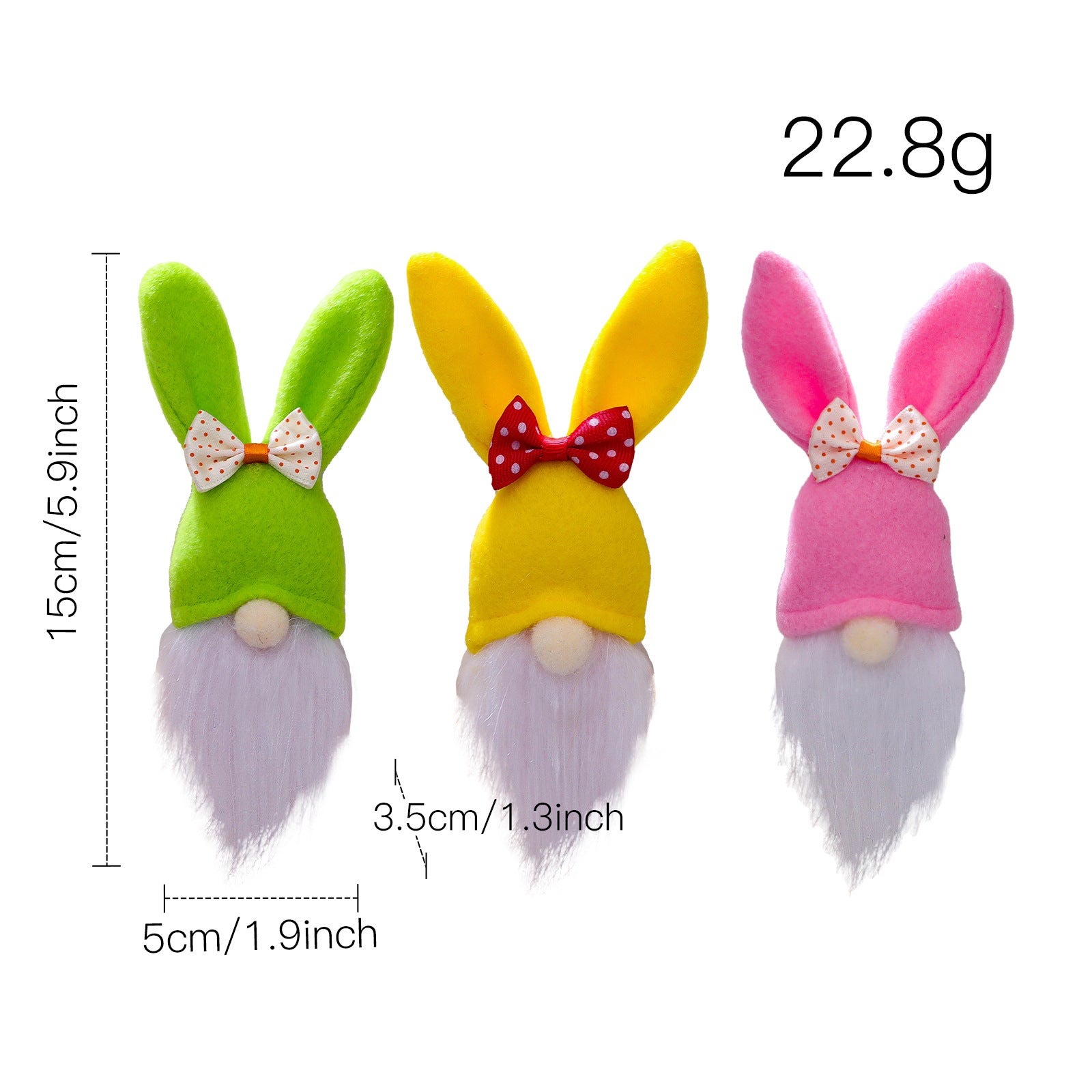 Easter Decoration Faceless Bunny Doll Pendant